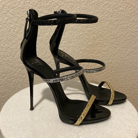 Giuseppe Zanotti Harmony Multicolor Glitter Heels - Picture 9 of 15